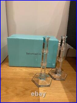 Vintage Tiffany & Co Windham Crystal Candlesticks