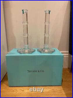 Vintage Tiffany & Co Windham Crystal Candlesticks