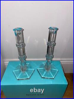 Vintage Tiffany & Co Windham Crystal Candlesticks