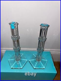 Vintage Tiffany & Co Windham Crystal Candlesticks