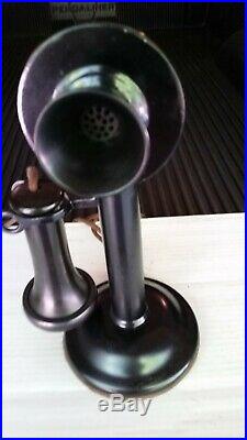 Vintage Western Electric 20 s candlestick telephone, works! Great condition