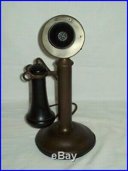 Vintage Western Electric Candle Stick Telephone Early 1900's Hand Held Phone