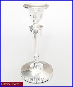 Vintage hallmarked silver 6.5'' candlestick, Henry Clifford Davis, B'ham 1949