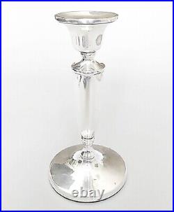 Vintage hallmarked silver 6.5'' candlestick, Henry Clifford Davis, B'ham 1949