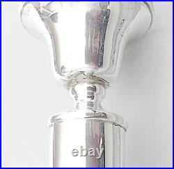 Vintage hallmarked silver 6.5'' candlestick, Henry Clifford Davis, B'ham 1949