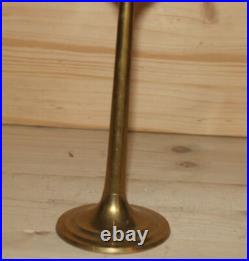 Vintage hand made brass candle holder candlestick