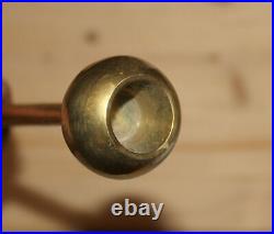 Vintage hand made brass candle holder candlestick