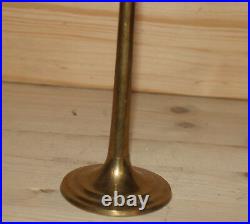 Vintage hand made brass candle holder candlestick