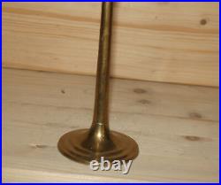 Vintage hand made brass candle holder candlestick