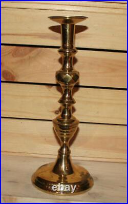 Vintage hand made brass candlestick