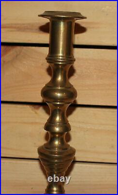 Vintage hand made brass candlestick