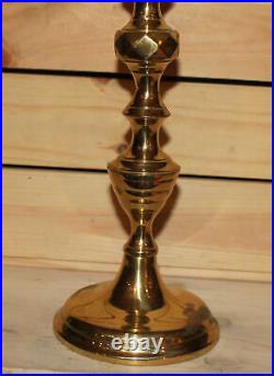 Vintage hand made brass candlestick