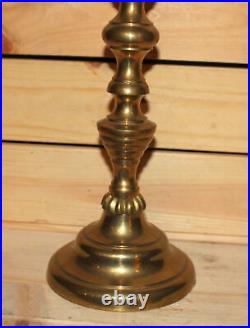 Vintage hand made brass candlestick