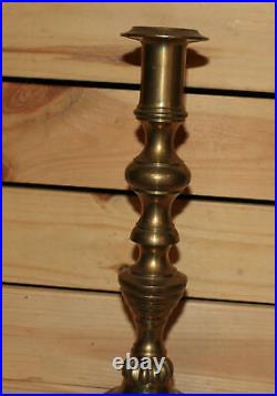 Vintage hand made brass candlestick