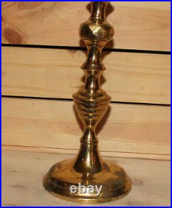 Vintage hand made brass candlestick