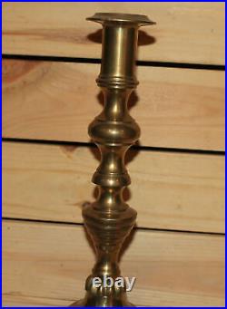 Vintage hand made brass candlestick