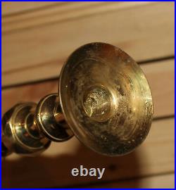 Vintage hand made brass candlestick