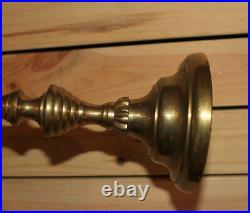 Vintage hand made brass candlestick