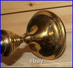 Vintage hand made brass candlestick