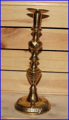 Vintage hand made brass candlestick