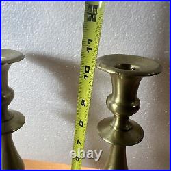 Vintage heavy cast brass Candlestick 2 Pieces