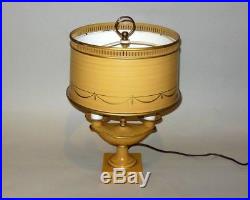 Vtg TOLE METAL Lamp Aladdin Candlestick BOUILLOTTE French Regency Directoire