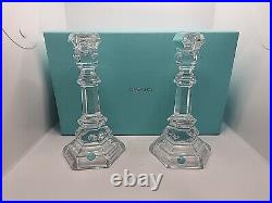 Vtg Tiffany and Co 8 Pair of Candlesticks Holders With Original Box, Never Used