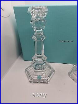 Vtg Tiffany and Co 8 Pair of Candlesticks Holders With Original Box, Never Used