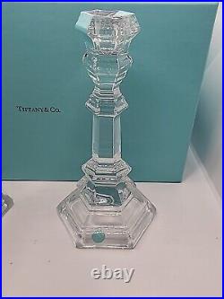 Vtg Tiffany and Co 8 Pair of Candlesticks Holders With Original Box, Never Used