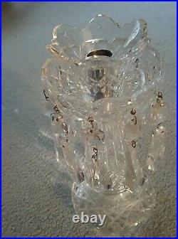 Waterford Lismore Cut Crystal Candelabra Candle Holder 10'' tall