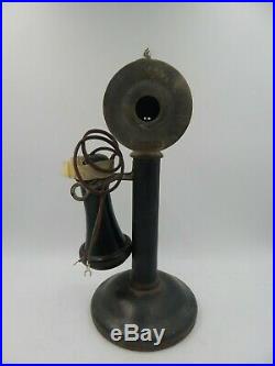 Western Electric Candlestick Phone Antique Vintage Model 322BW