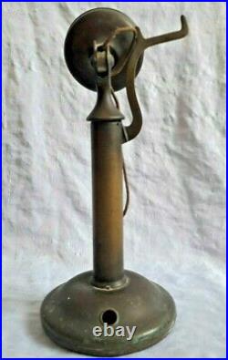 Western Electric USA Candlestick Telephone Copper Brass Vintage 1916 Antique